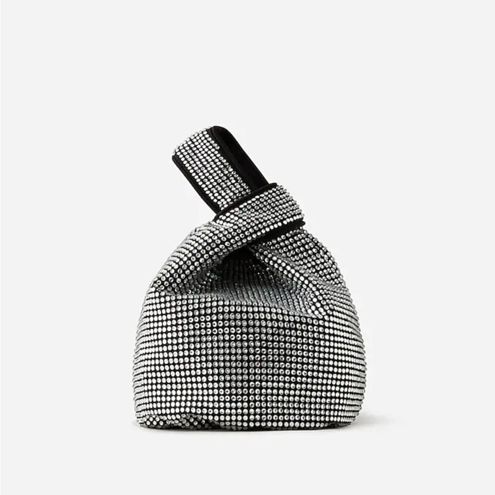 J. Crew Santorini bag with crystals NWOT